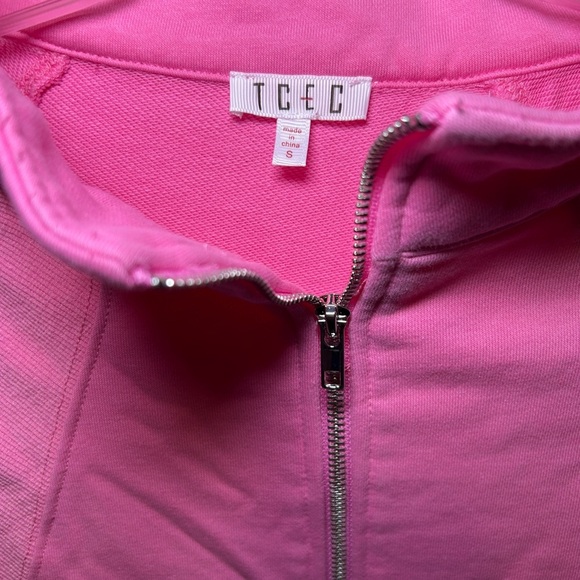 TCEC Pink Crop Sweatshirt - Picture 2 of 3